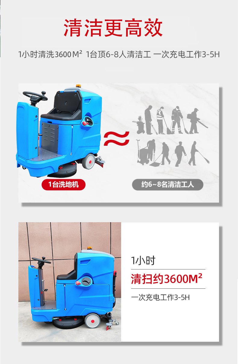淮南驾驶式洗地机更适合用在高铁站